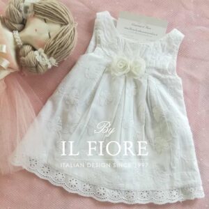 Vestito Cerimonia Battesimo Bimba Elegante e Raffinato