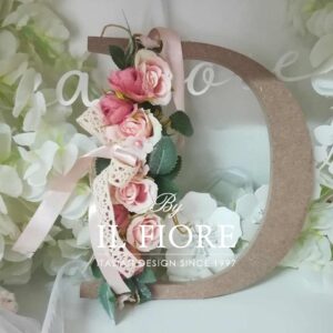Lettere personalizzabili con Fiori