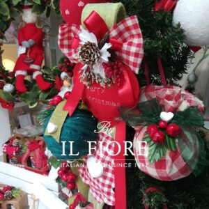 Palline Natalizie decorazioni Natalizie Fiocco albero di Natale