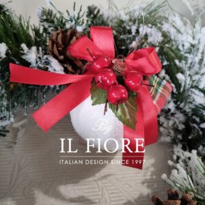 Palline Natalizie decorazioni Natalizie con Fiocchi e bacche