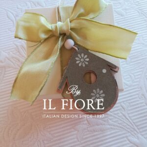 Scatola portaconfetti Comunione e Cresima con calamite in legno