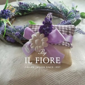Bomboniera Matrimonio Comunione e Cresima Bustina portaconfetti con Lavanda