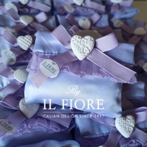 Sacchetto portaconfetti Comunione Cresima e matrimonio con gessetto cuore