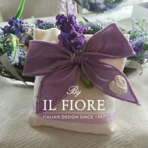 Sacchetto portaconfetti con lavanda per Comunione Cresima e matrimonio