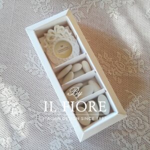 Bomboniera matrimonio scatola portaconfetti con cornice