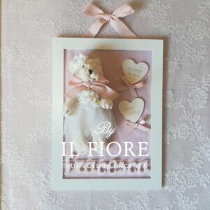 Quadretti nascita bimba personalizzabili.