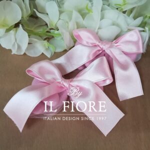 Bomboniere Nascita Ciuffetto con nastro di raso