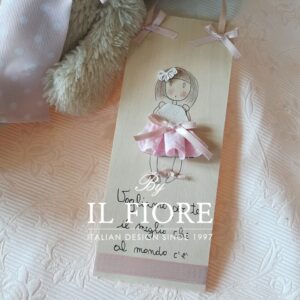 Fuoriporta per cameretta quadretto targhette bimbi