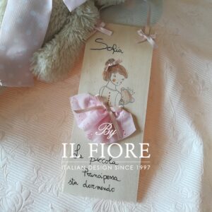 Fuoriporta per cameretta quadretto targhette bimbi