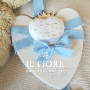 Fuoriporta per cameretta fiocco nascita