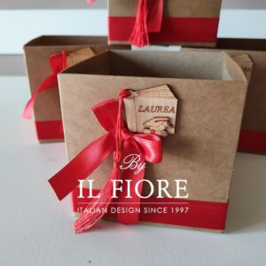 Bomboniera Laurea scatola per confettata