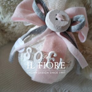 Palline di Natale BIMBA/BIMBO con nome ideale anche come bomboniera Natalizia