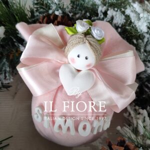 Palline di Natale personalizzabile con nome per bimba e bimbo