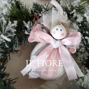 Palline di Natale bimba e bimbo