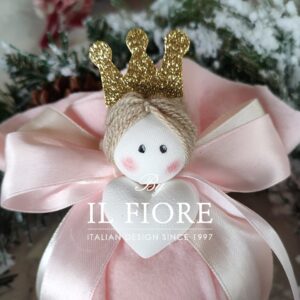 Palline di Natale con principessa principino