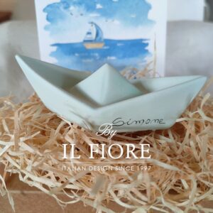 Bomboniere Cresima barchetta in gesso profumatissimo