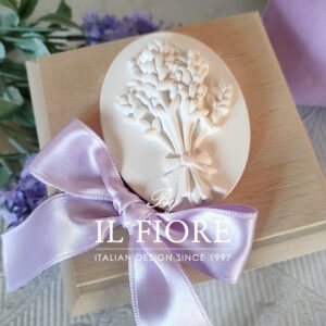 Bomboniera scatola con lavanda Comunione Cresima Matrimonio