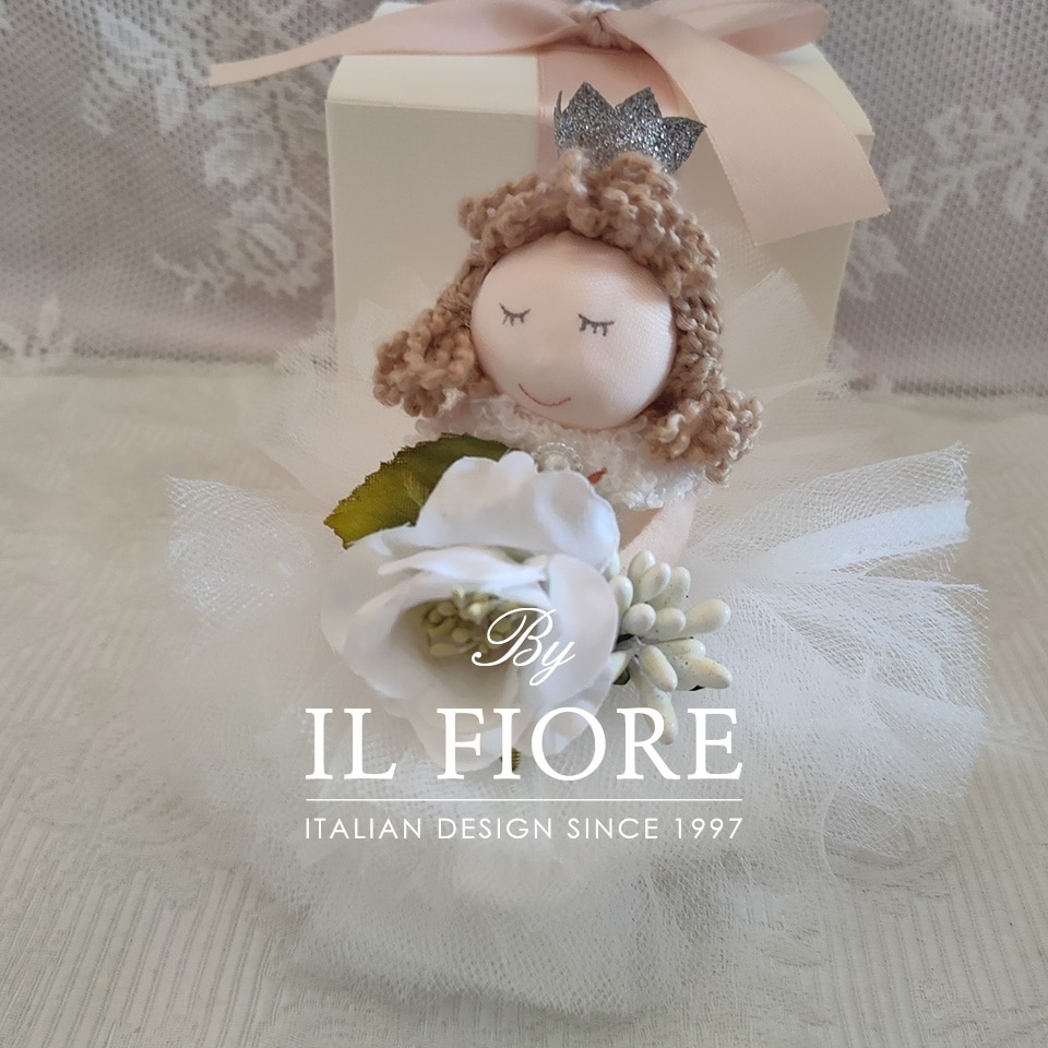Bomboniere Bambola principessa con Vestito in Tulle – Il Fiore