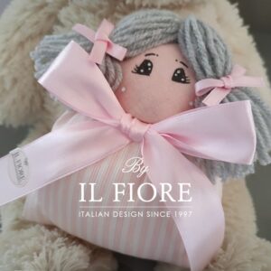 Bomboniere Battesimo Principessa con sacchetto e calamita