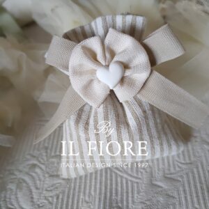 Bomboniere Matrimonio Comunione sacchetto portaconfetti cuore