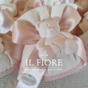 Bomboniera Battesimo bimbo e bimba con orsetto