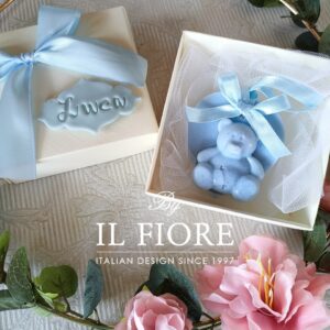 Bomboniere Battesimo candela bimbo