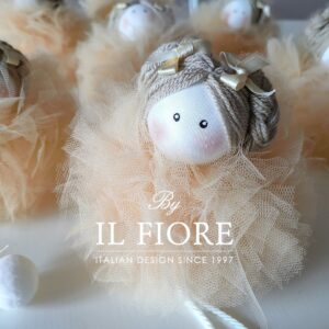 Bomboniere Battesimo Bambola con Vestito in Tulle