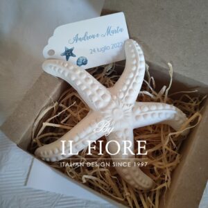 Bomboniere Matrimonio candela stella marina grande