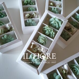 Bomboniera nozze argento 25 anniversario candele