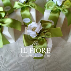 Bomboniere Matrimonio e Comunuione scatola Portaconfetti con fiore