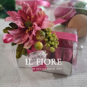 Bomboniera Comunione e Cresima scatola con macaron