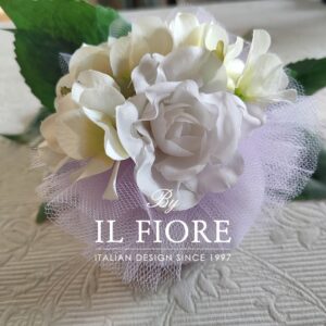 Bomboniere Comunione e Cresima bon bon grande glicine con fiori