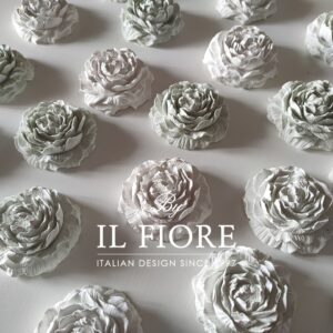 Bomboniera Matrimonio peonia in gesso profumato