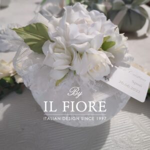 Bomboniere Matrimonio bon bon elegante portaconfetti in pizzo