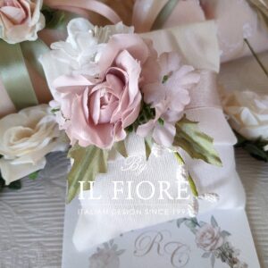 Bomboniere Matrimonio sacchetto busta portaconfetti con fiore