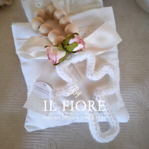 Bomboniera Tao con fiori per Comunione e Cresima