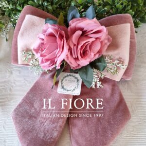 Fiocco natalizio per Albero di Natale con fiori