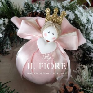 Palline di Natale con principessa principino