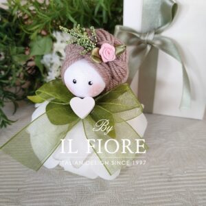 Bomboniera Comunione bambola fiore