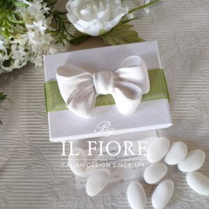 Bomboniera Comunione e Cresima scatola portaconfetti con fiocco