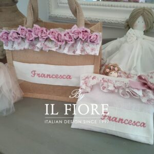 Borsa mare personalizzata in juta