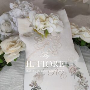 Bomboniere Matrimonio sacchetto portaconfetti con fiori