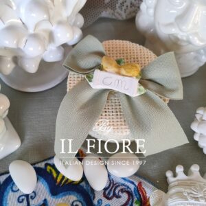 Bomboniera matrimonio scatola decorata con limoni