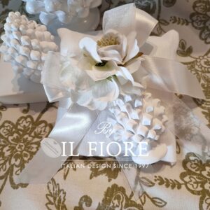 Bomboniera matrimonio con pigna siciliana