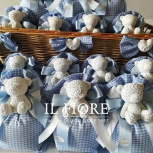 Bomboniera per battesimo Masha orso