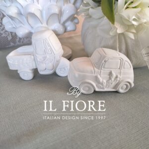 Bomboniere matrimonio Fiat cinquecento e Ape siciliana