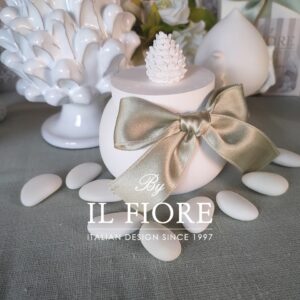 Bomboniere matrimonio scatola con pigna