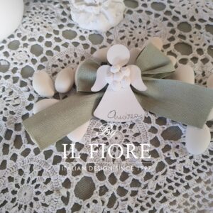 Segnaposto Comunione e Cresima con angelo