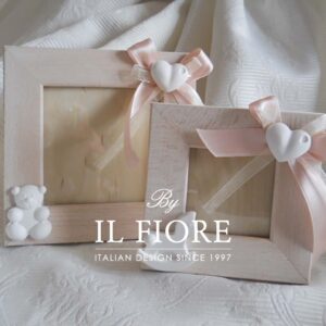 Bomboniera per Battesimo portafoto Amber