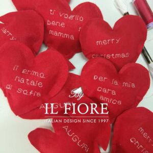 Cuore in panno lenci